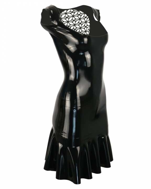 Kleid G-Lace COB (Cut Out Back) Latex Laser Edition